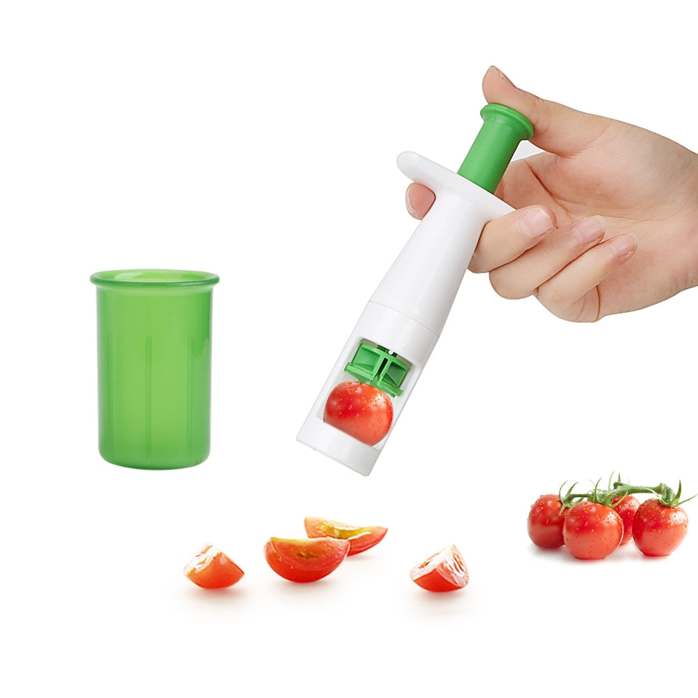 E-Z Grip Grape Tomato and Cherry Slicer Vegetable Fruit Cutter